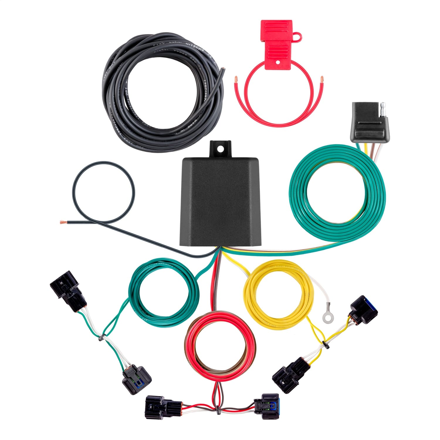 Custom Wiring Harness; 4-Way Flat Output; Select Hyundai Tucson