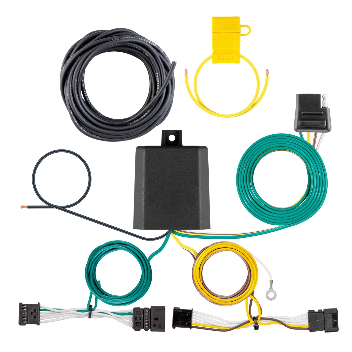 Custom Wiring Harness; 4-Way Flat Output; Select BMW X4
