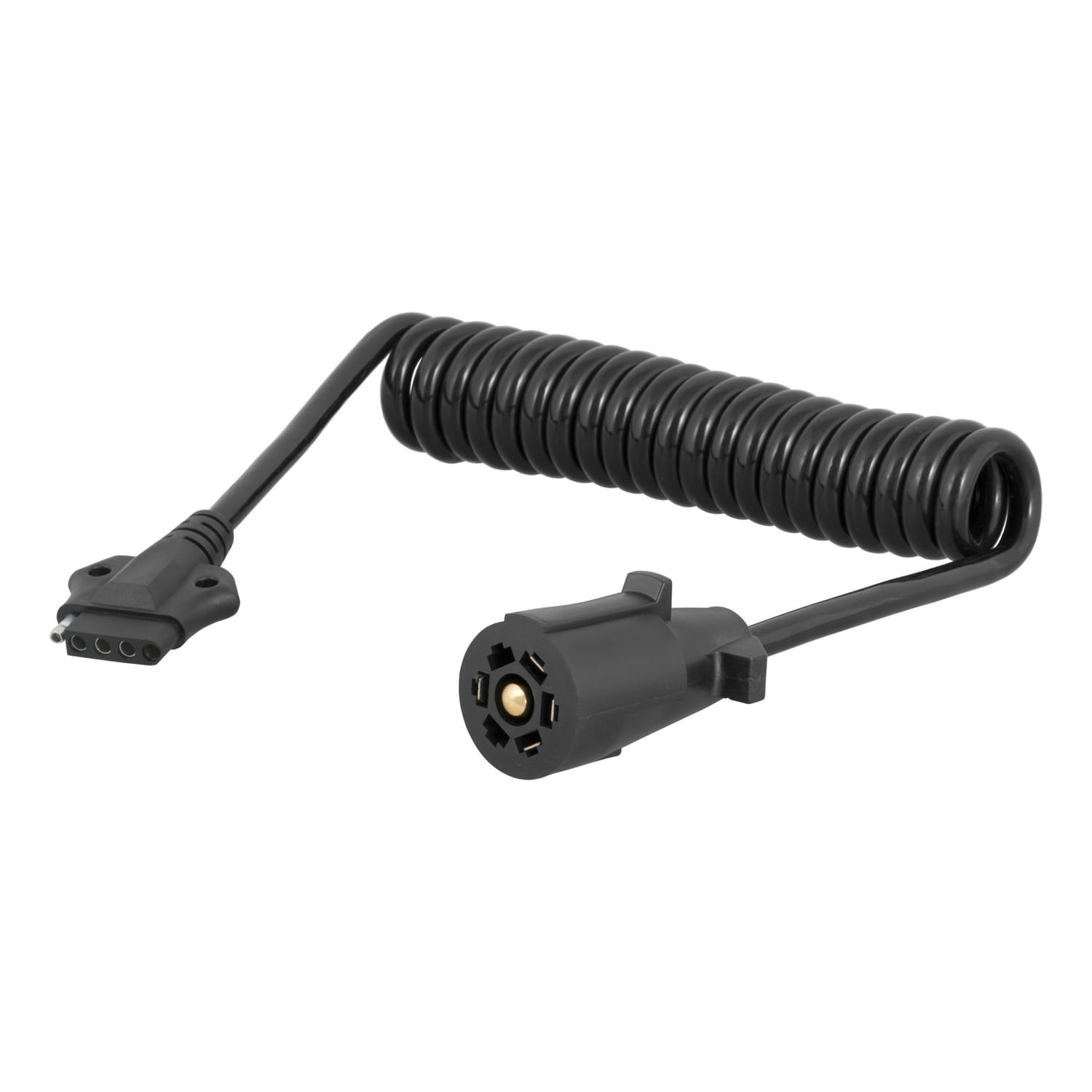 8ft. Electrical Adapter Harness (7-Way RV Blade Vehicle to 5-Way Flat Trailer)