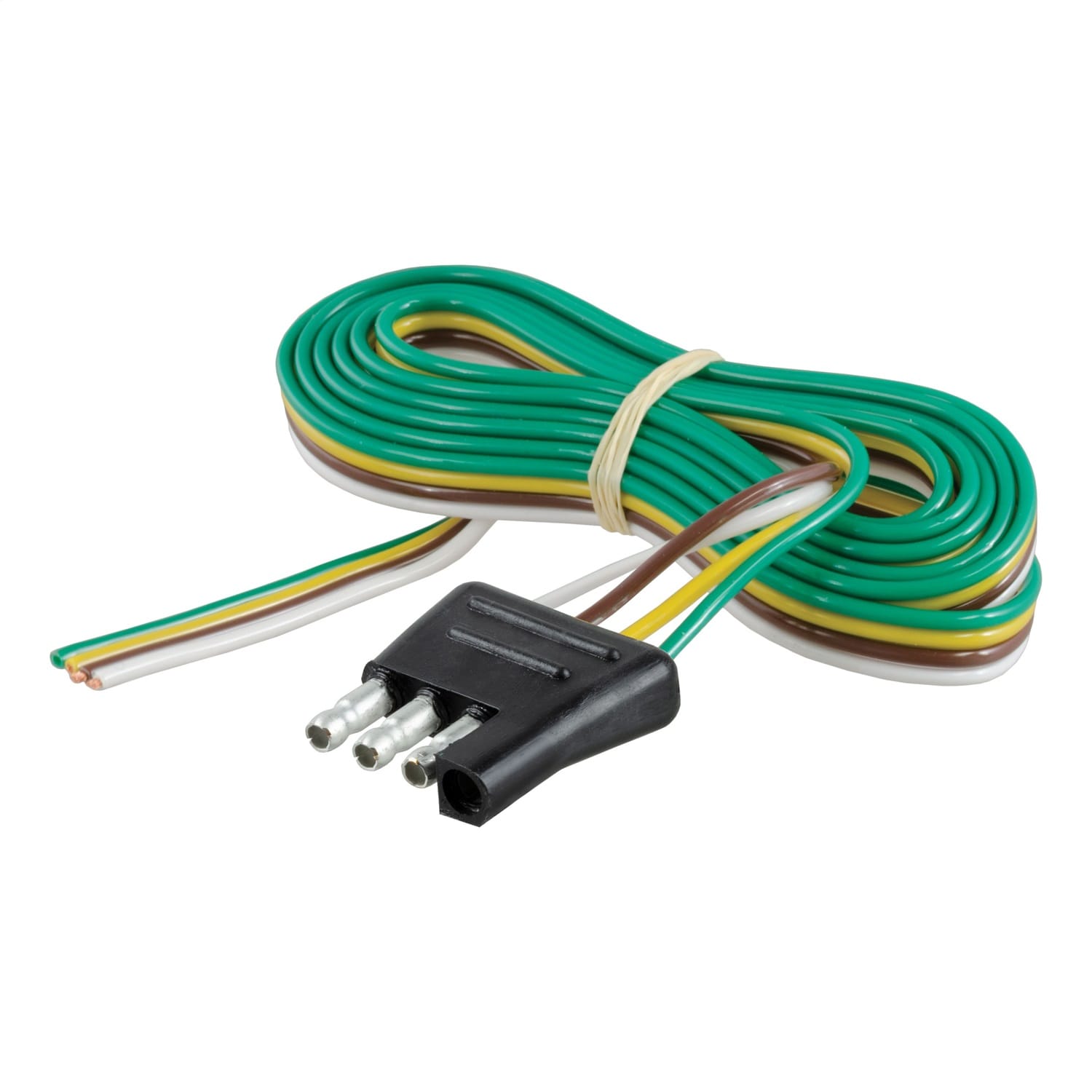 4-Way Flat Connector Plug with 48in. Wires (Trailer Side)