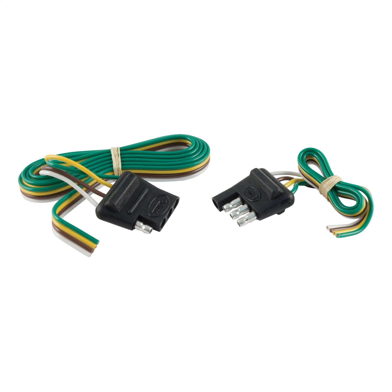 4-Way Flat Connector Plug/Socket with 12in./48in. Wires (Bulk)