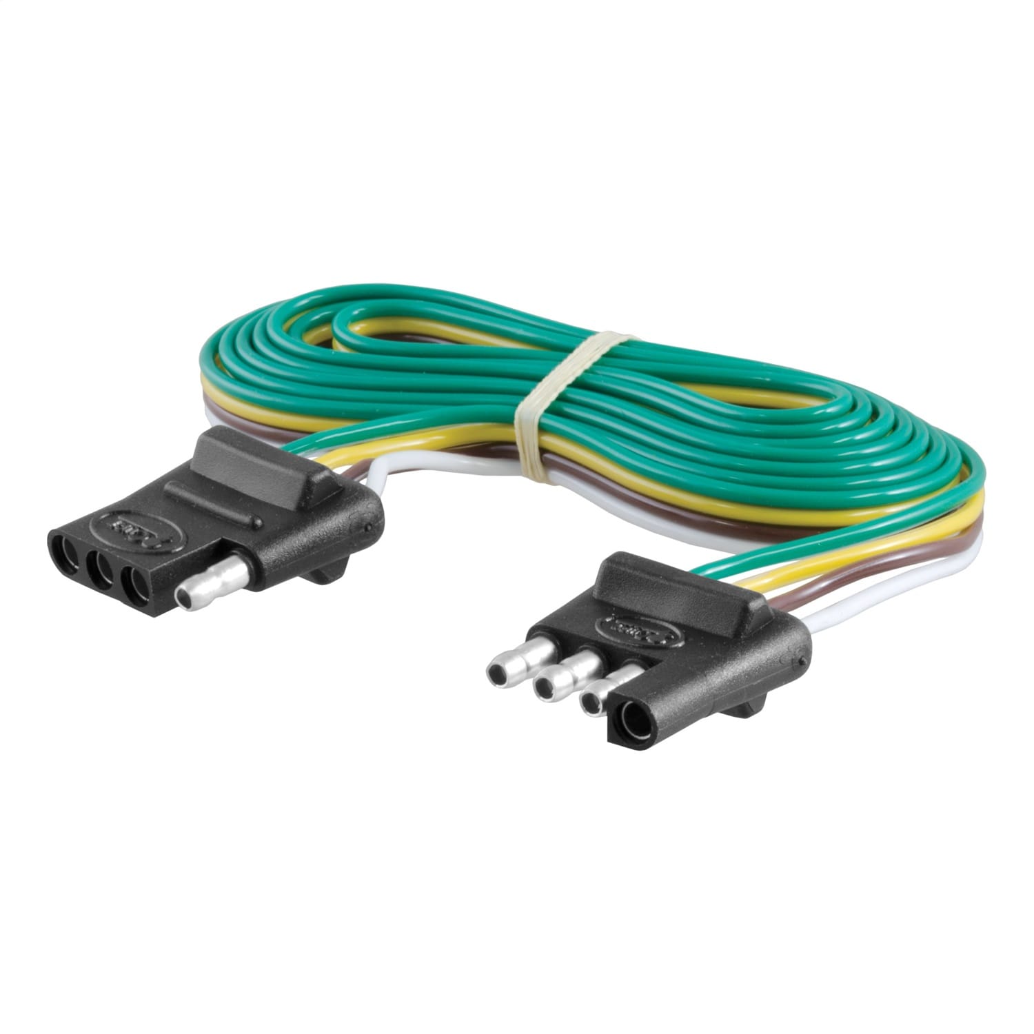 4-Way Flat Connector Plug/Socket with 72in. Wires