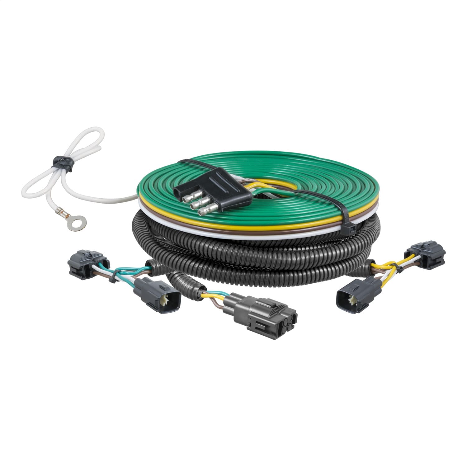 Custom Towed-Vehicle RV Wiring Harness; Select Jeep Wrangler TJ