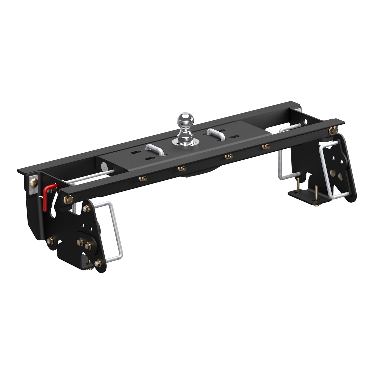 Double Lock EZr Gooseneck Hitch Kit with Brackets; Select Dodge; Ram 2500; 3500