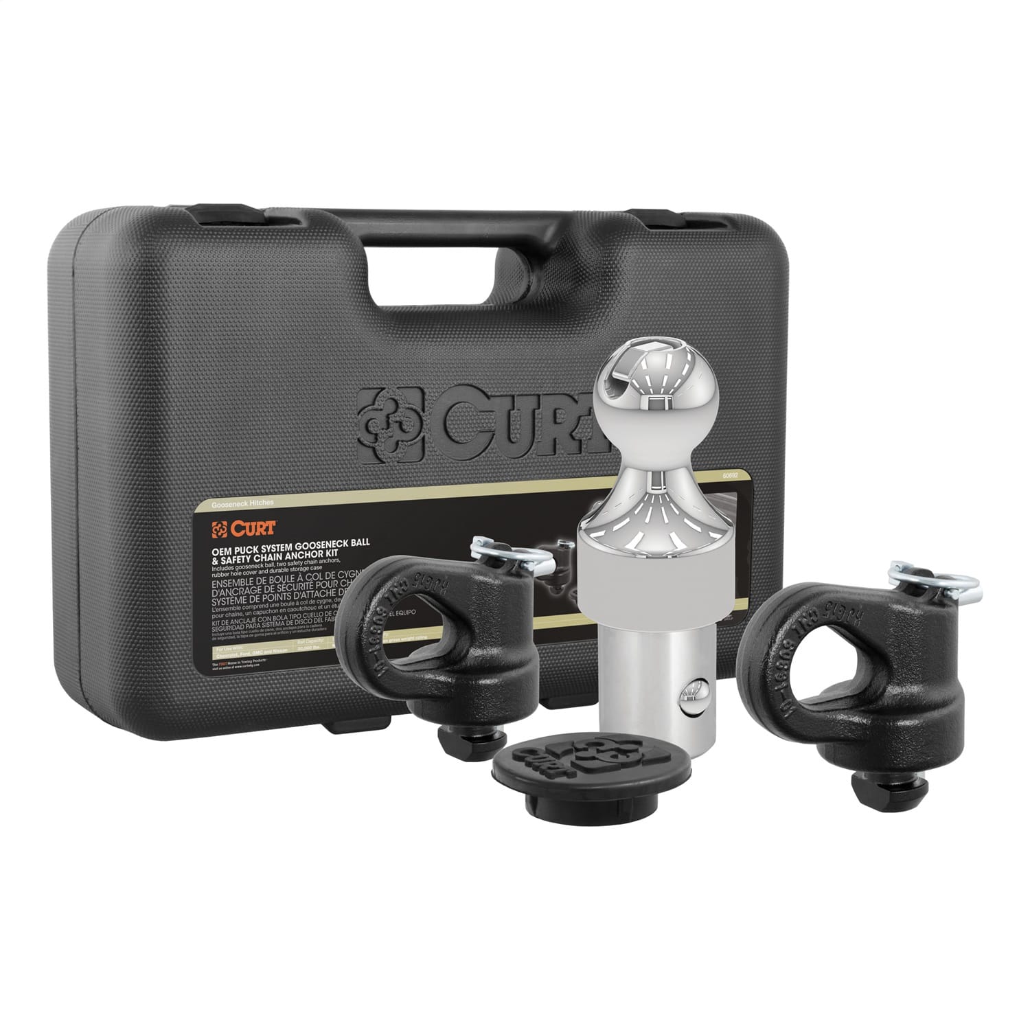 OEM Puck System 2-5/16in. Gooseneck Kit; Chevrolet; Ford; GMC; Nissan (30K)