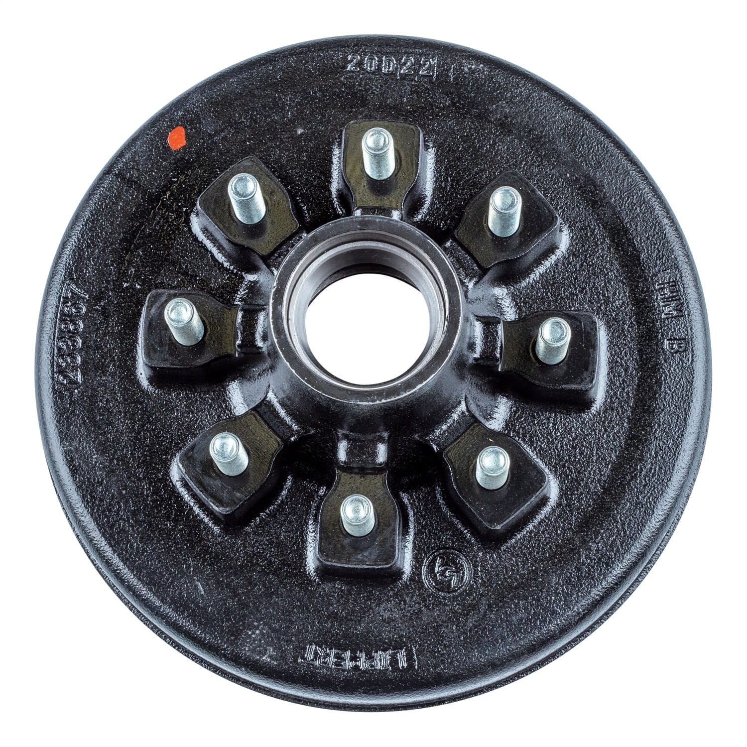 12in. Brake Hub with Bearing Kit; 7;000-lb. Axles; 8 on 6-1/2in. Bolt Pattern