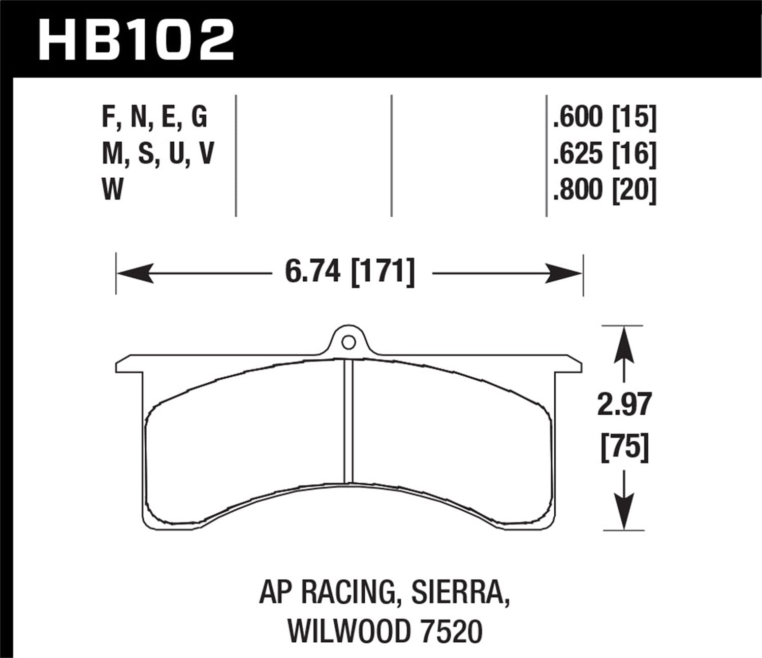 ER-1 Disc Brake Pad