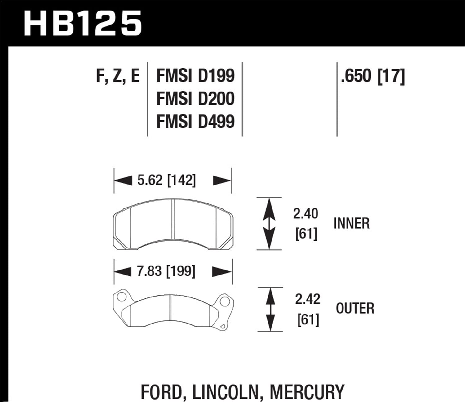 Blue 9012 Disc Brake Pad