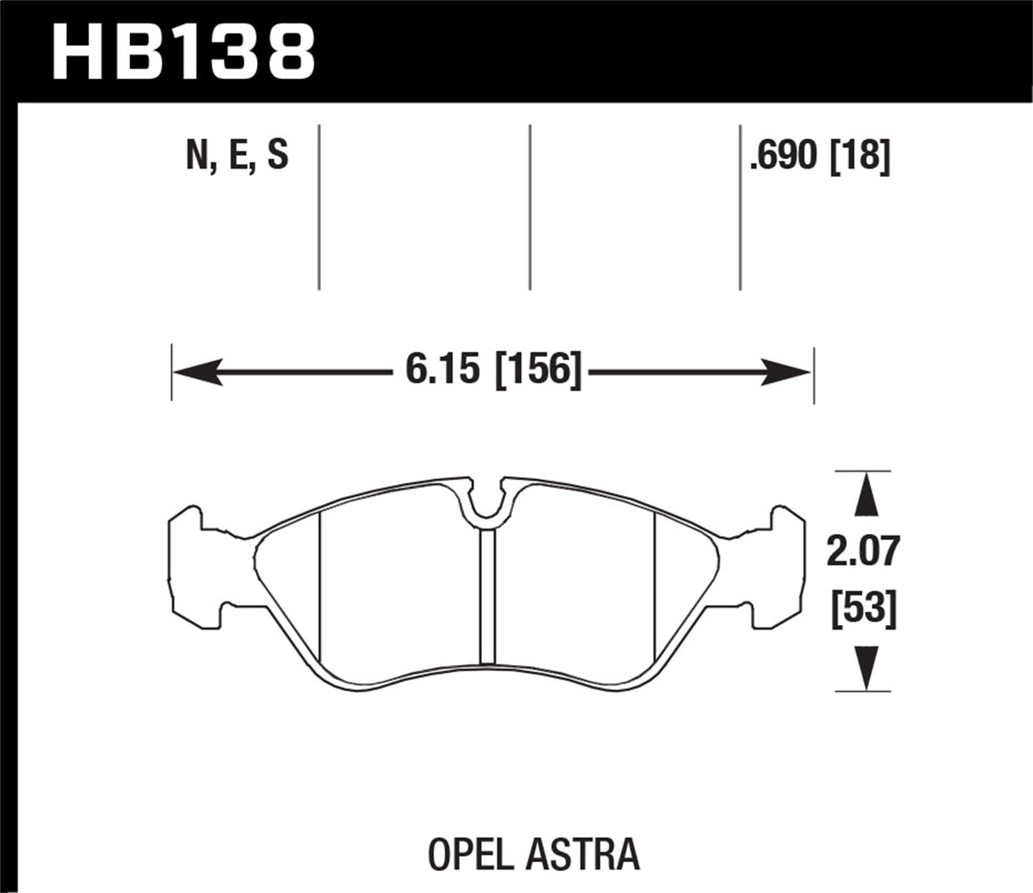Blue 9012 Disc Brake Pad