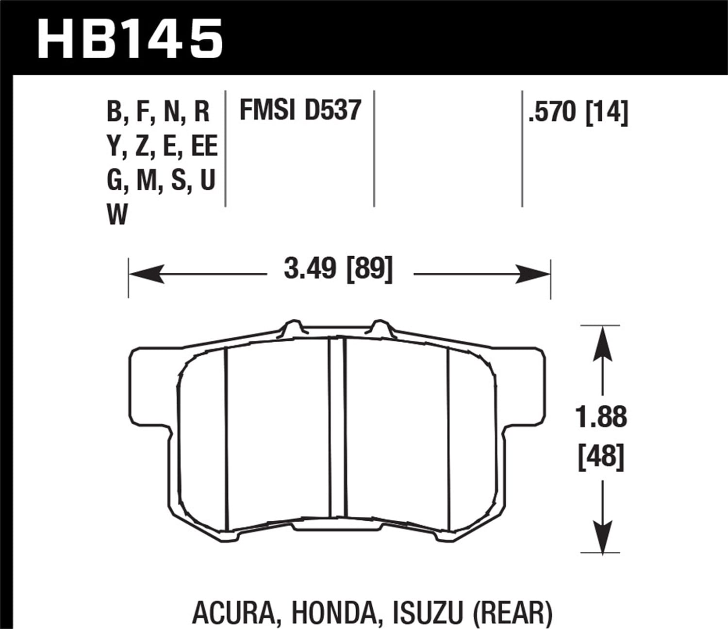 HPS 5.0 Disc Brake Pad