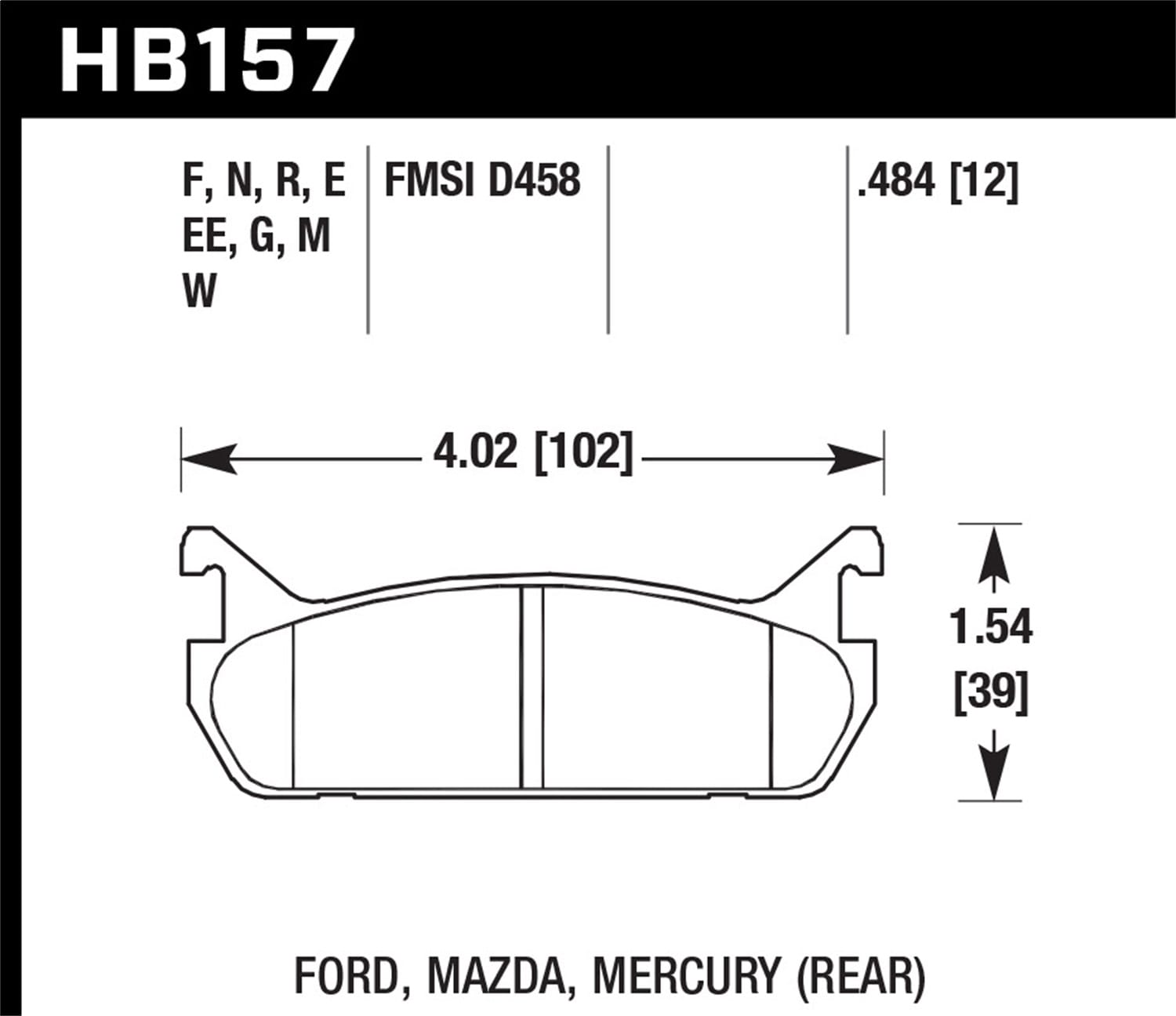 HPS 5.0 Disc Brake Pad