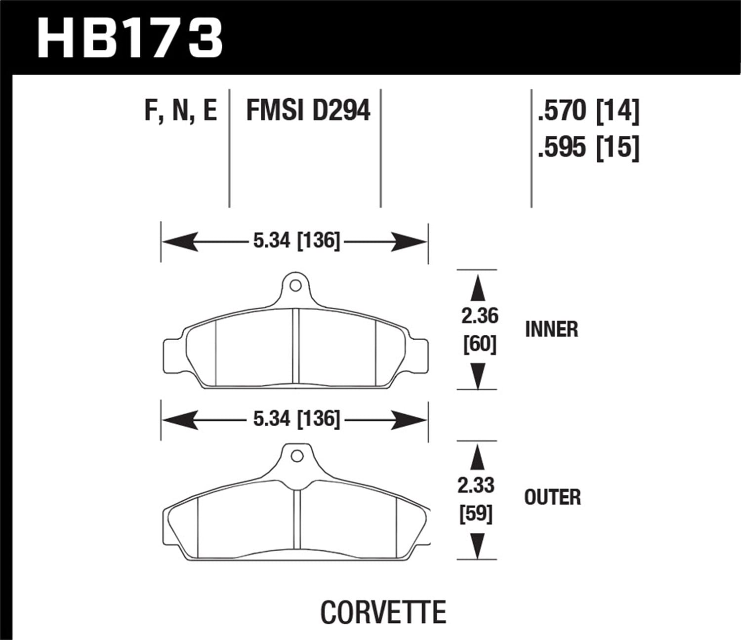 HPS 5.0 Disc Brake Pad