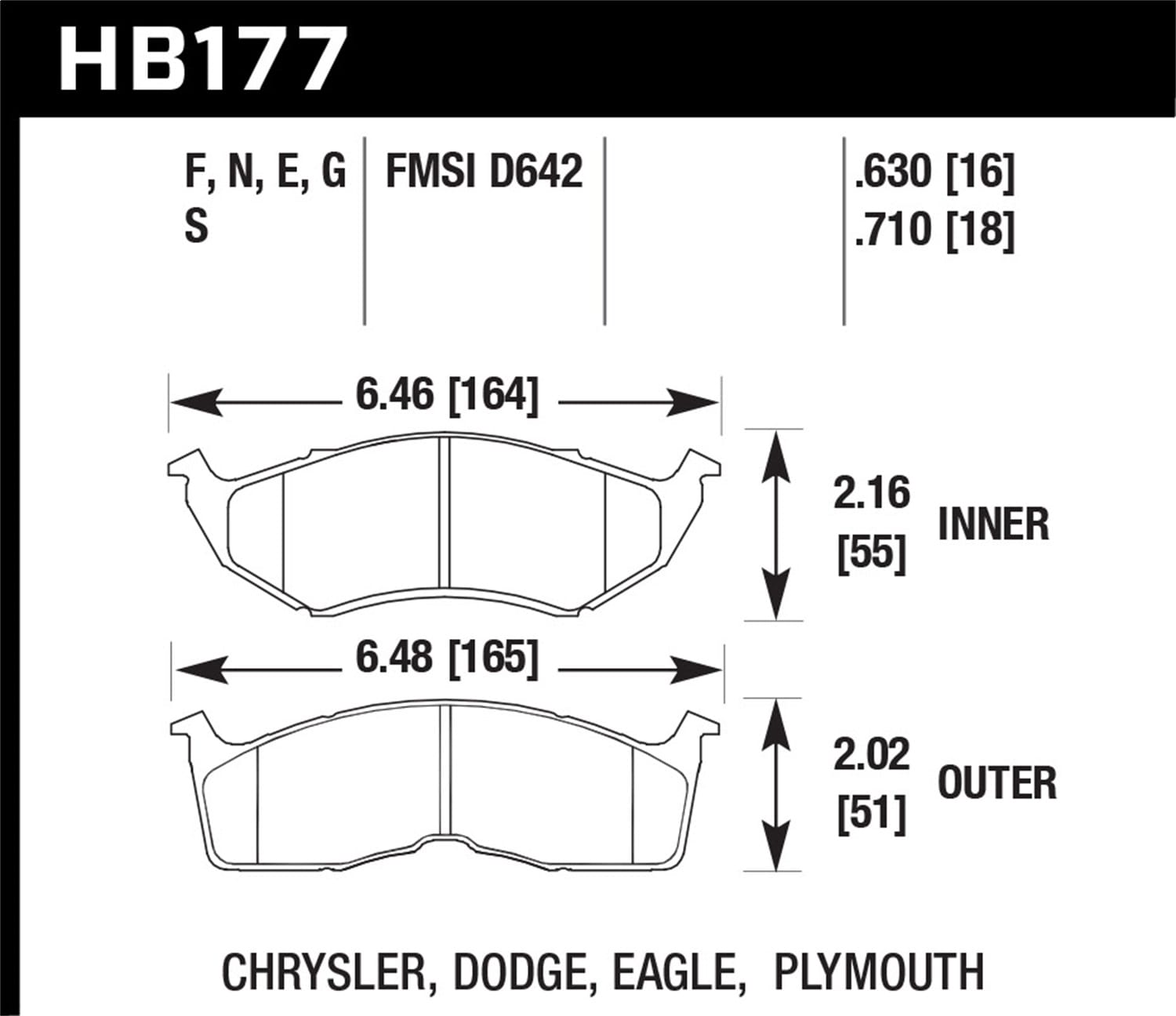 ER-1 Disc Brake Pad