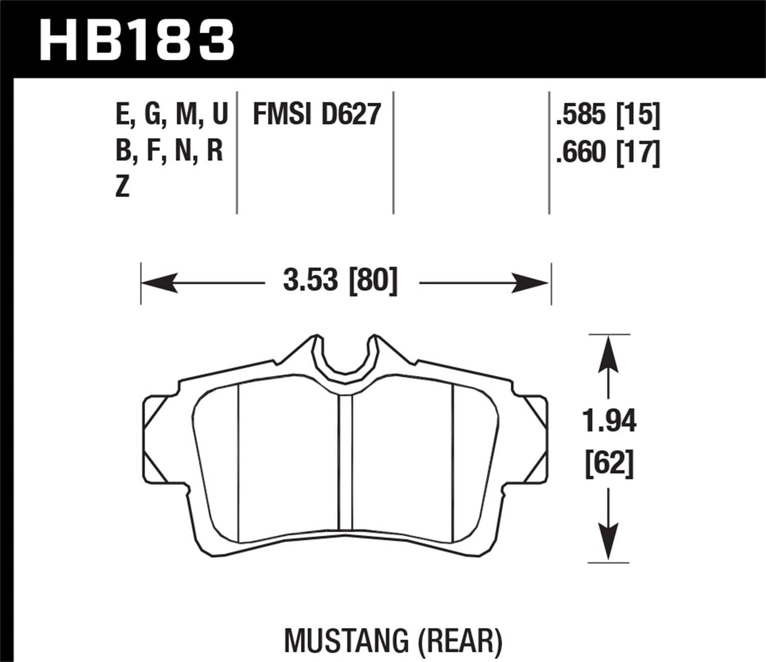HPS 5.0 Disc Brake Pad