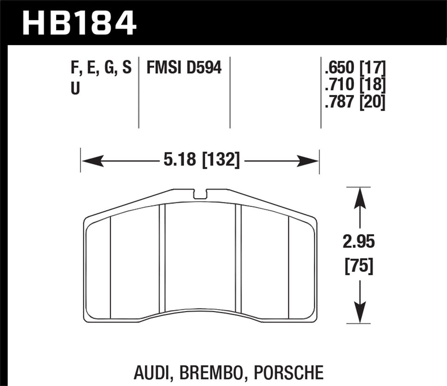 HPS 5.0 Disc Brake Pad