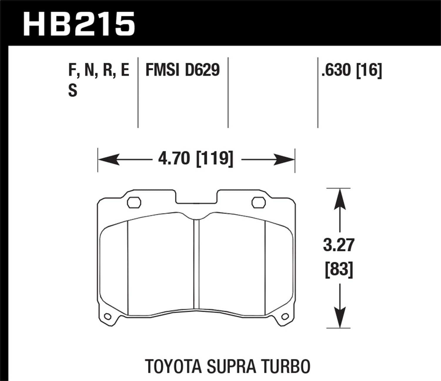 HPS 5.0 Disc Brake Pad