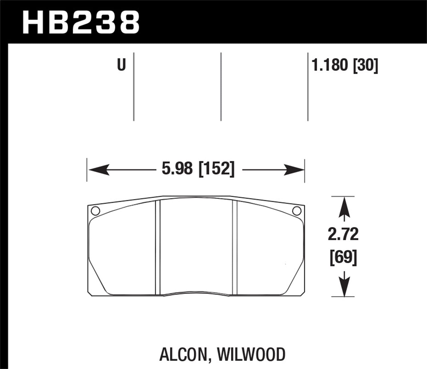 DTC-70 Disc Brake Pad