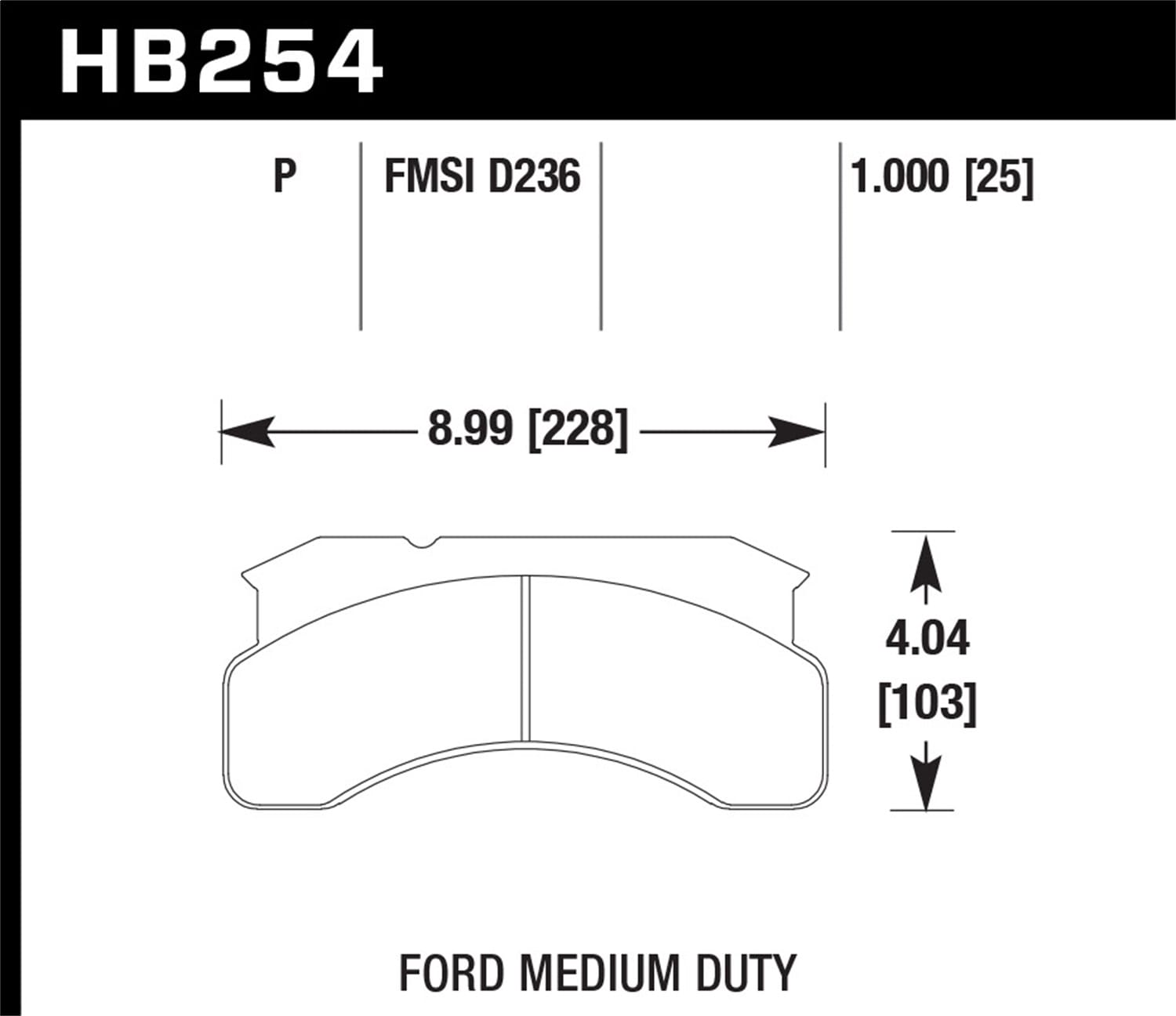 SuperDuty Disc Brake Pad