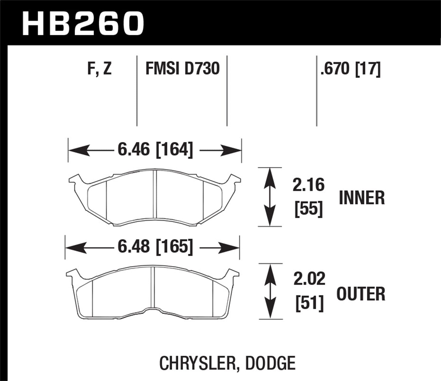 HPS Disc Brake Pad