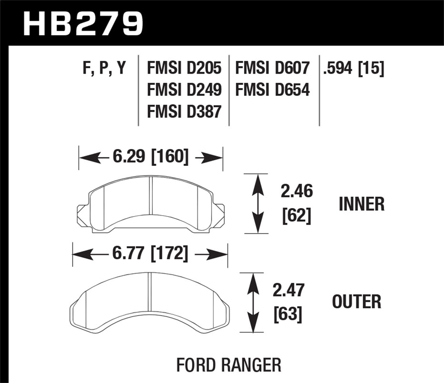 HPS Disc Brake Pad