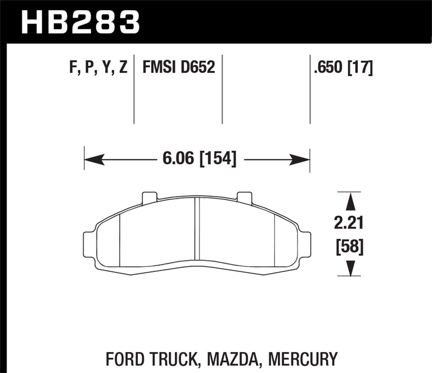 HPS Disc Brake Pad