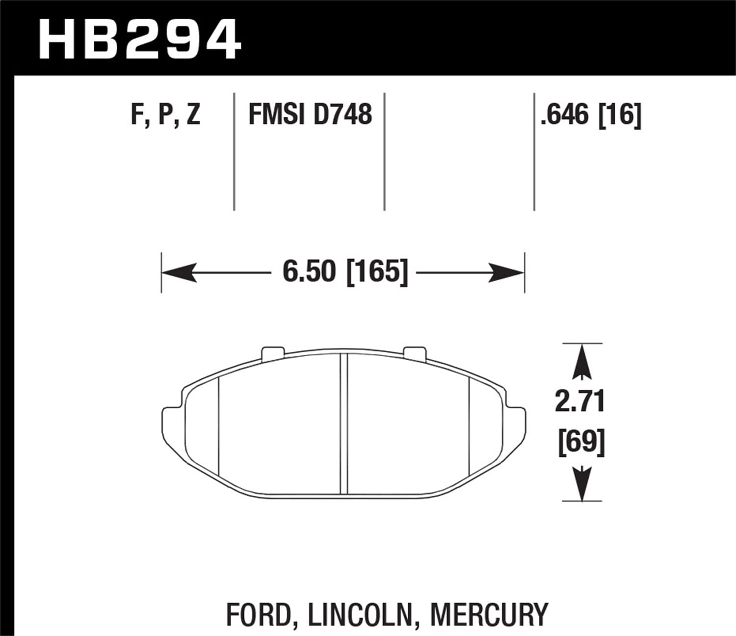 HPS Disc Brake Pad