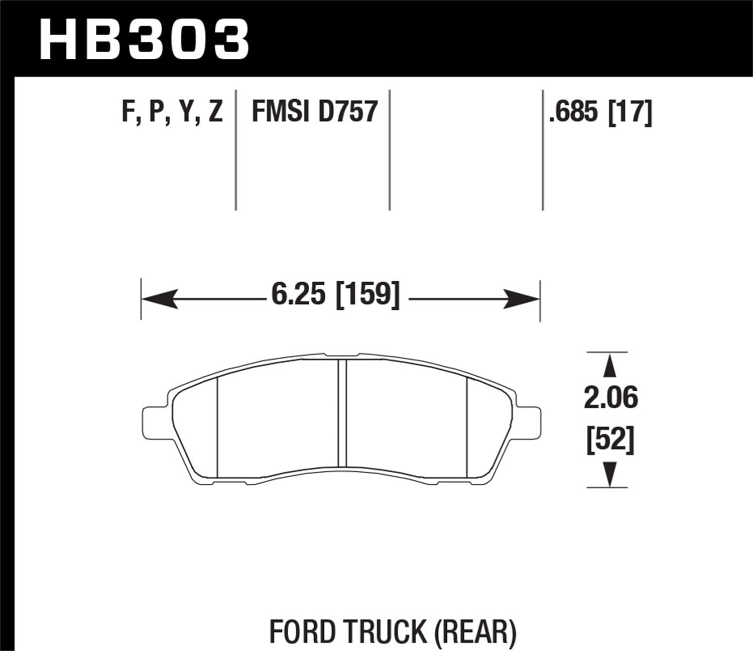 HPS Disc Brake Pad