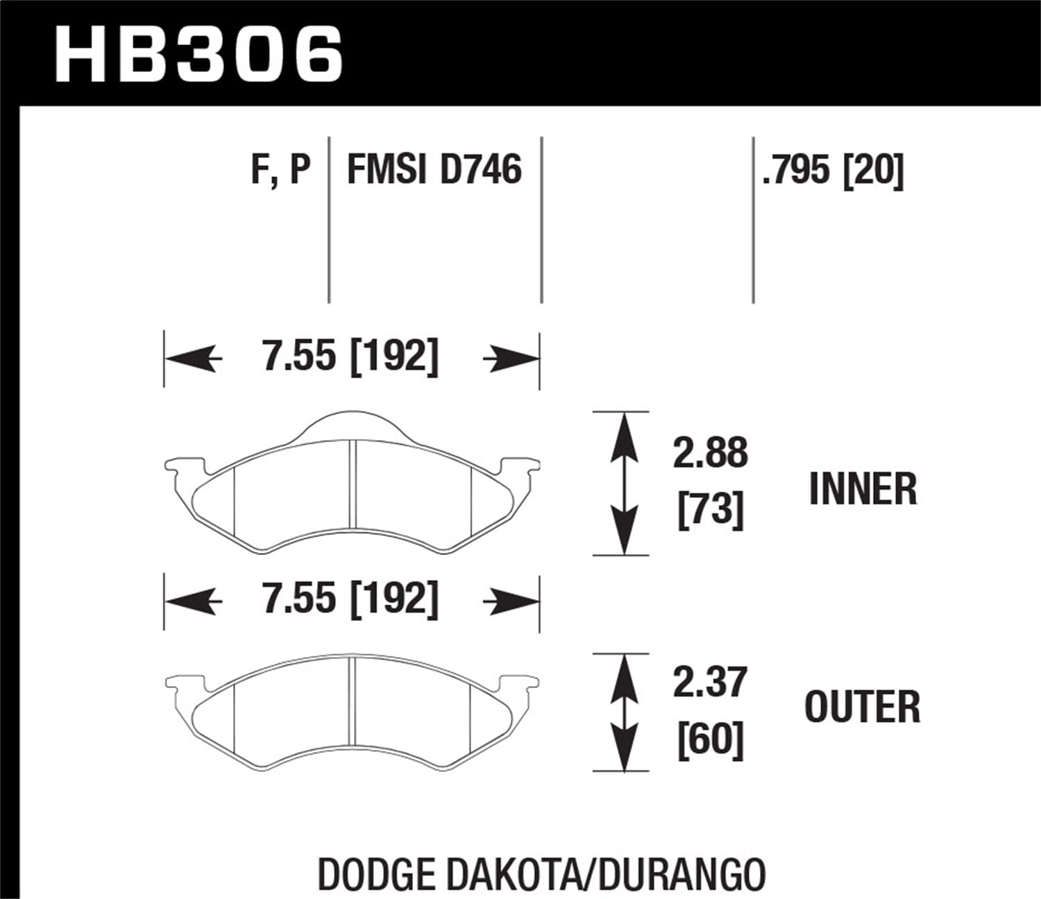 HPS Disc Brake Pad