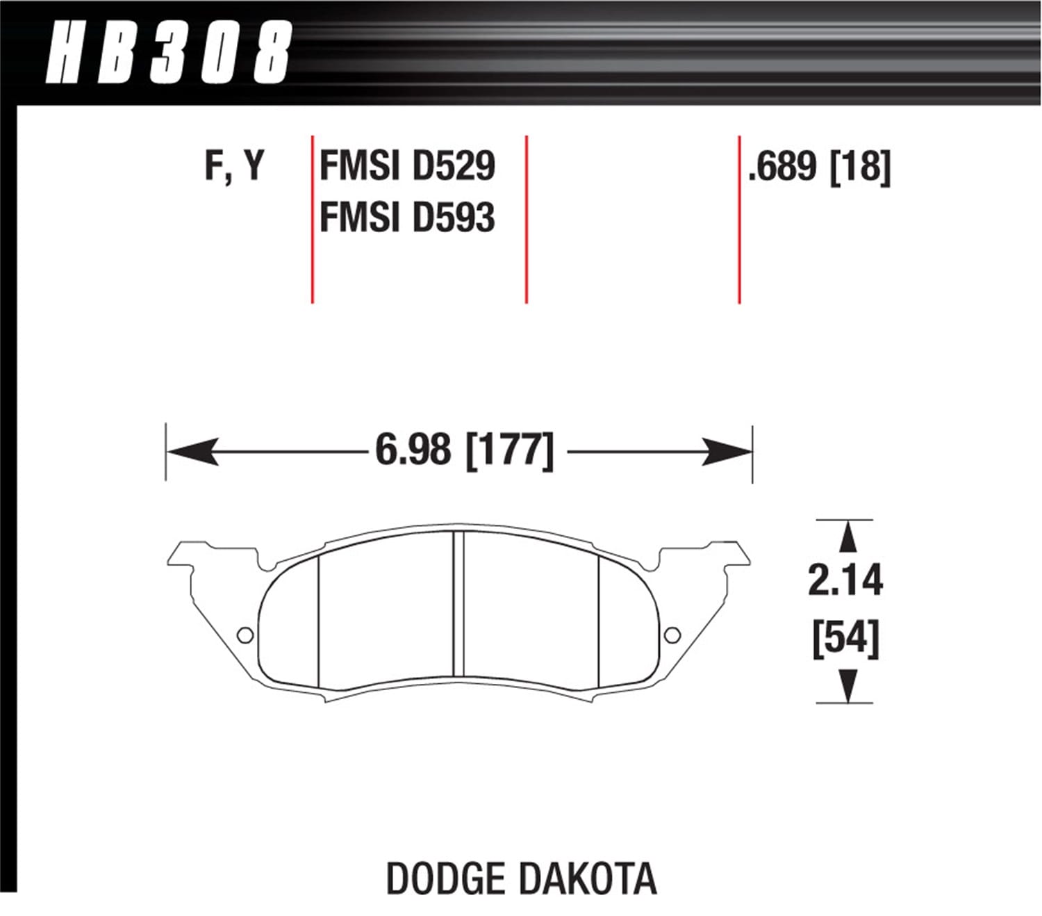 HPS Disc Brake Pad