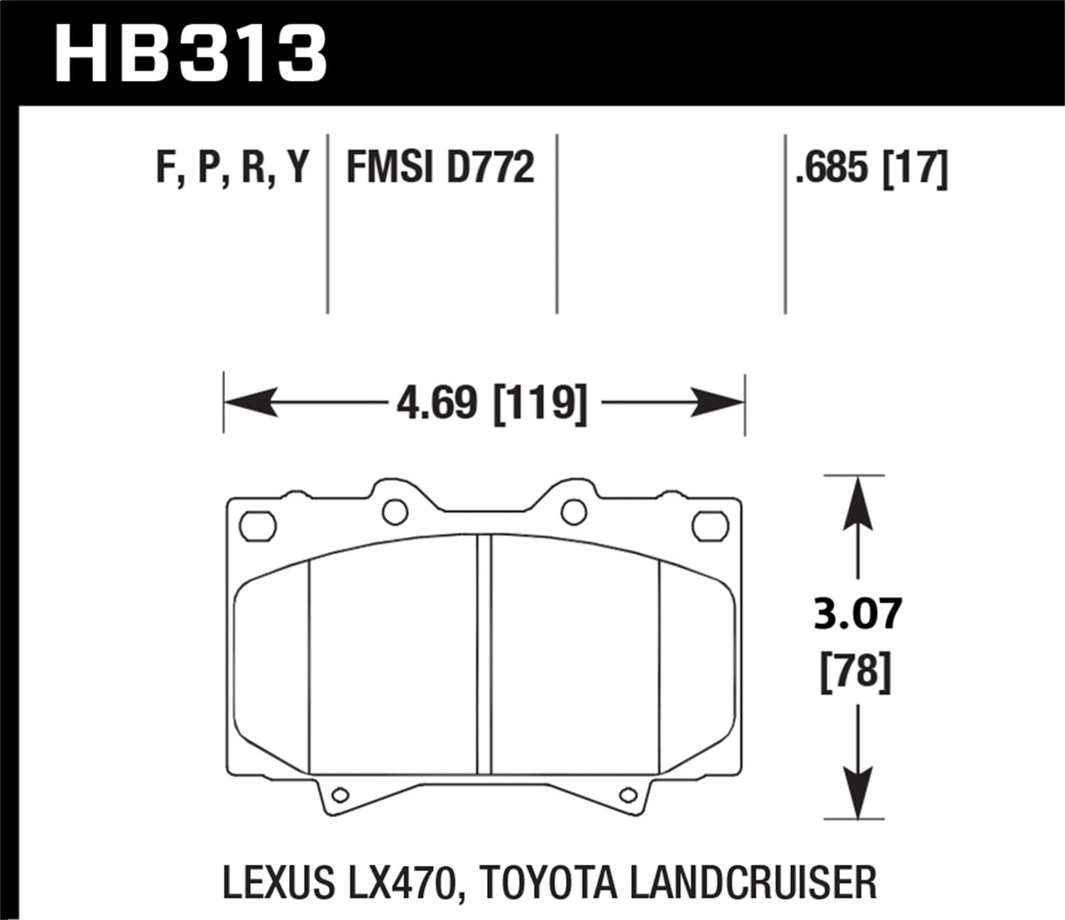 HPS 5.0 Disc Brake Pad