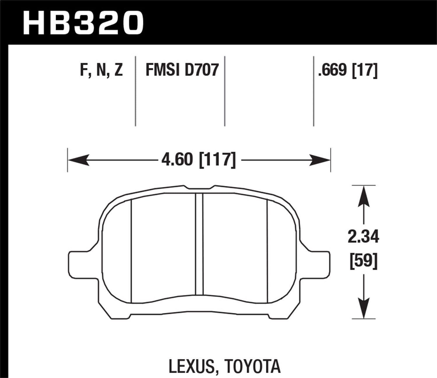 HPS Disc Brake Pad