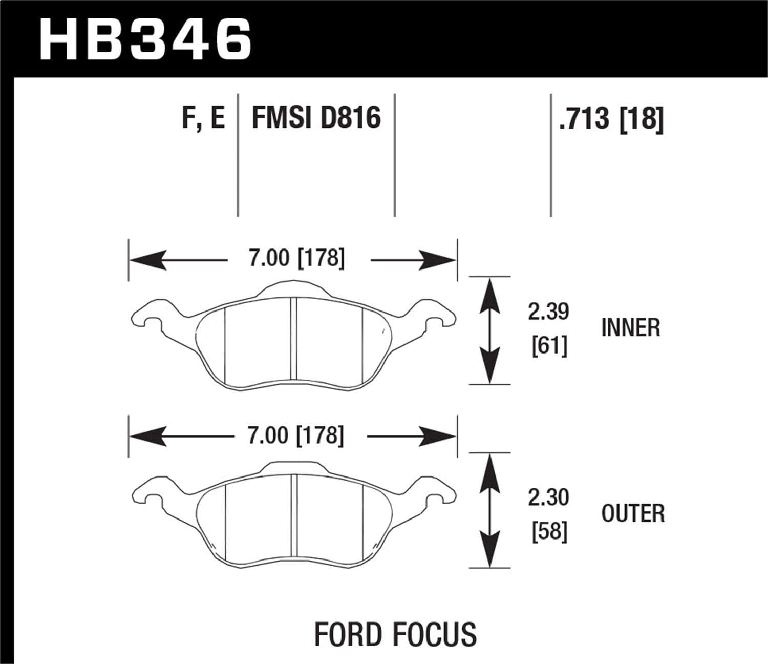 Blue 9012 Disc Brake Pad