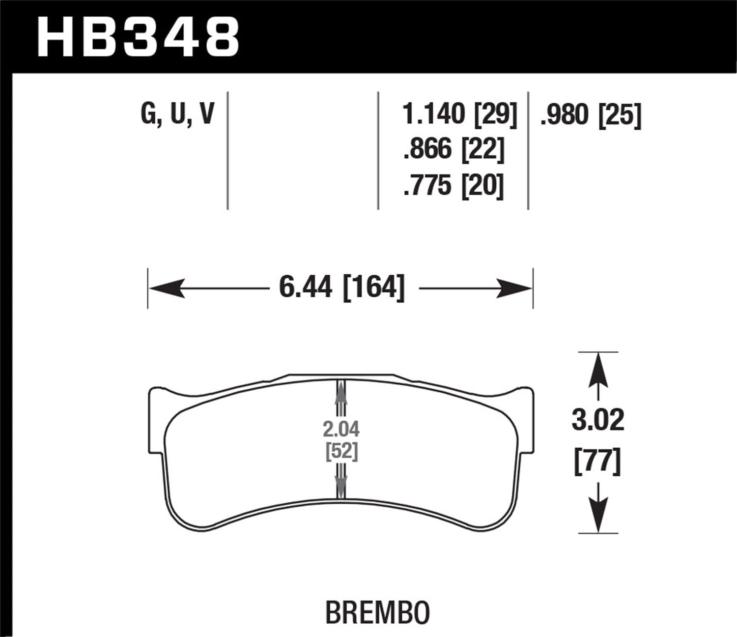 ER-1 Disc Brake Pad