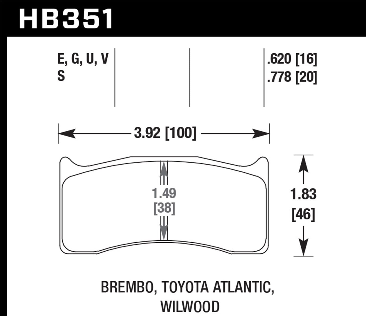 Blue 9012 Disc Brake Pad