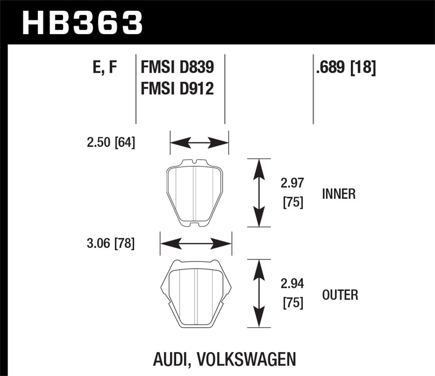 Blue 9012 Disc Brake Pad