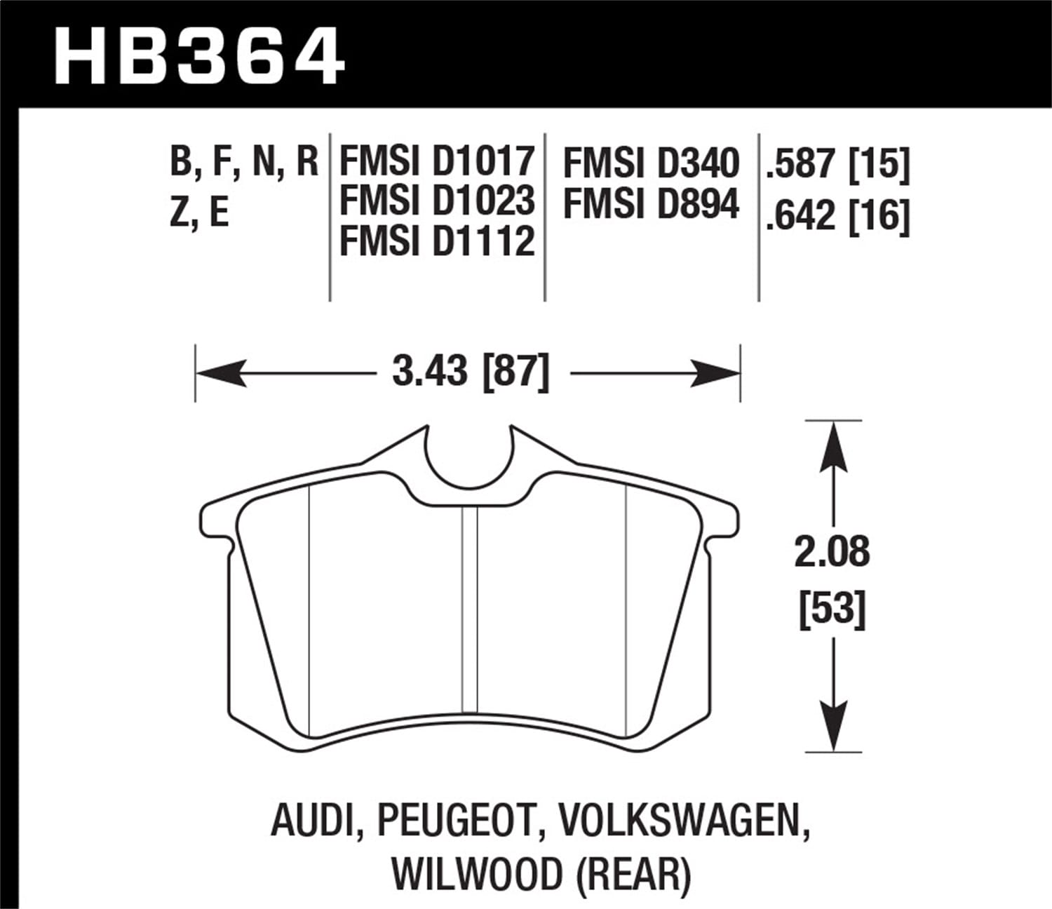 HPS 5.0 Disc Brake Pad