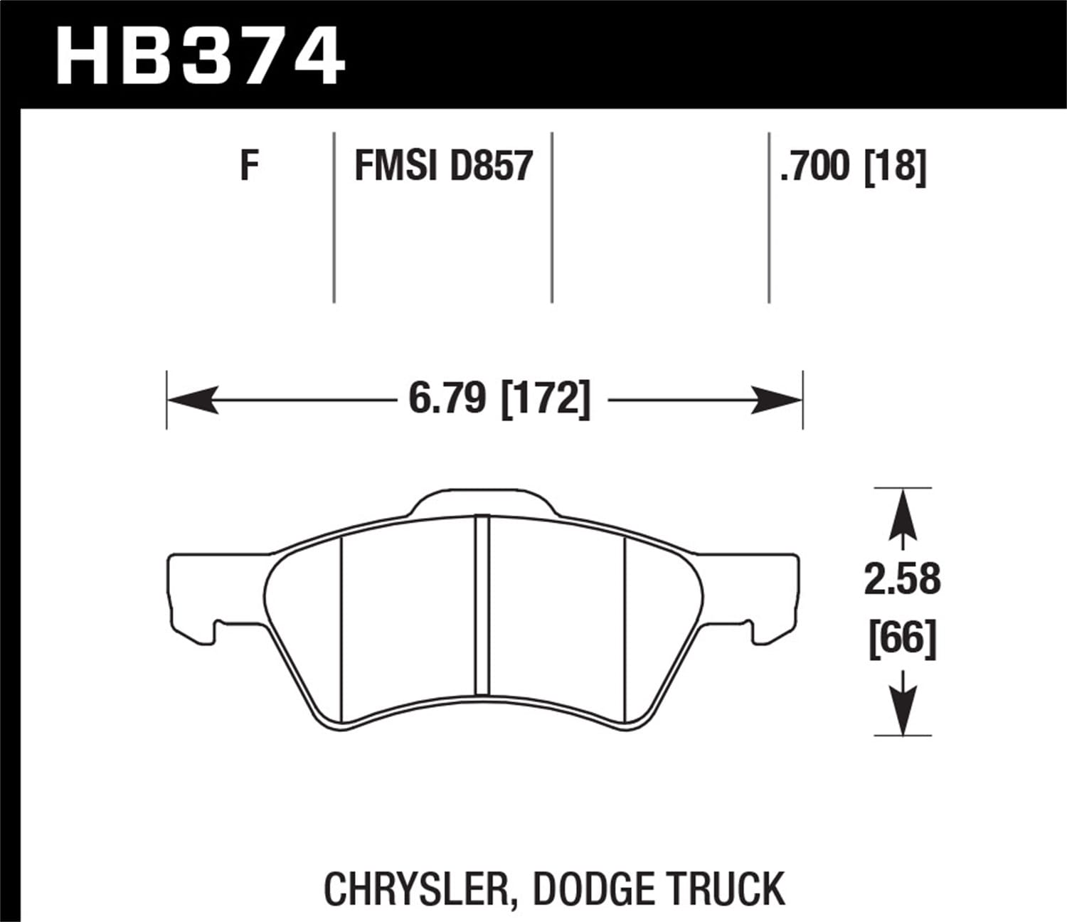 HPS Disc Brake Pad
