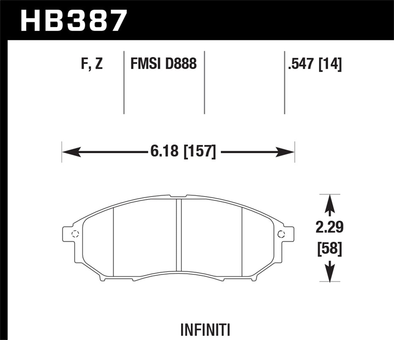 HPS Disc Brake Pad