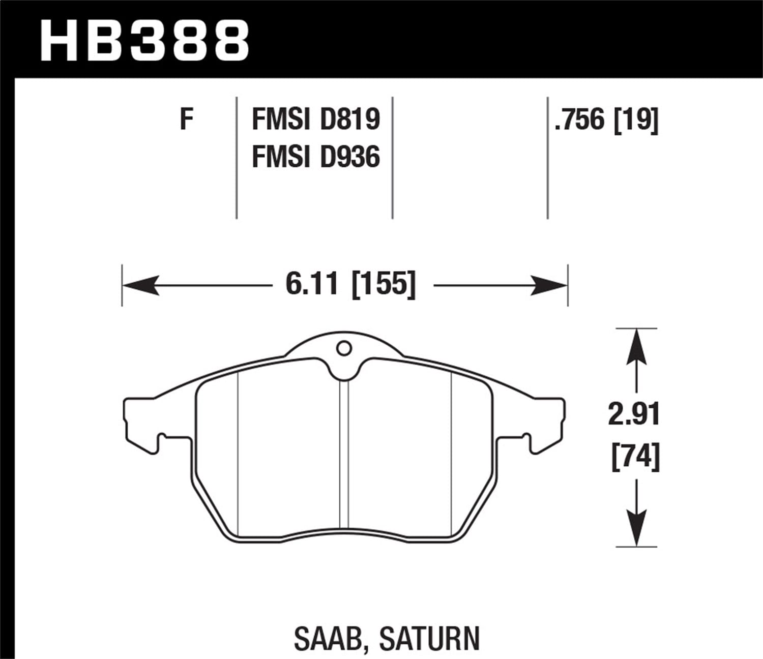 HPS Disc Brake Pad