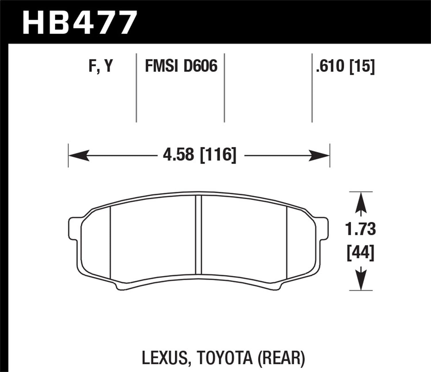 HPS Disc Brake Pad