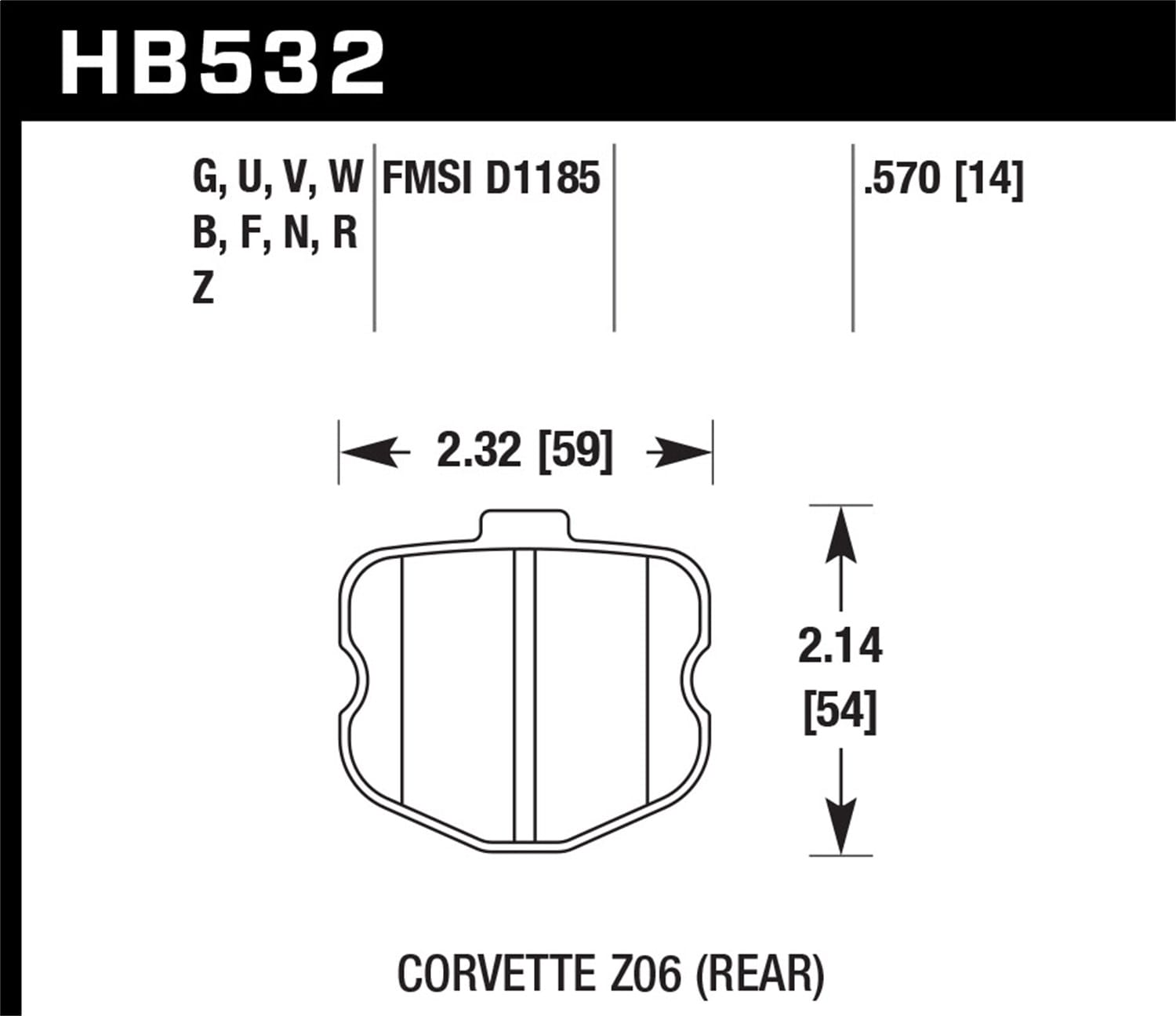 HPS 5.0 Disc Brake Pad