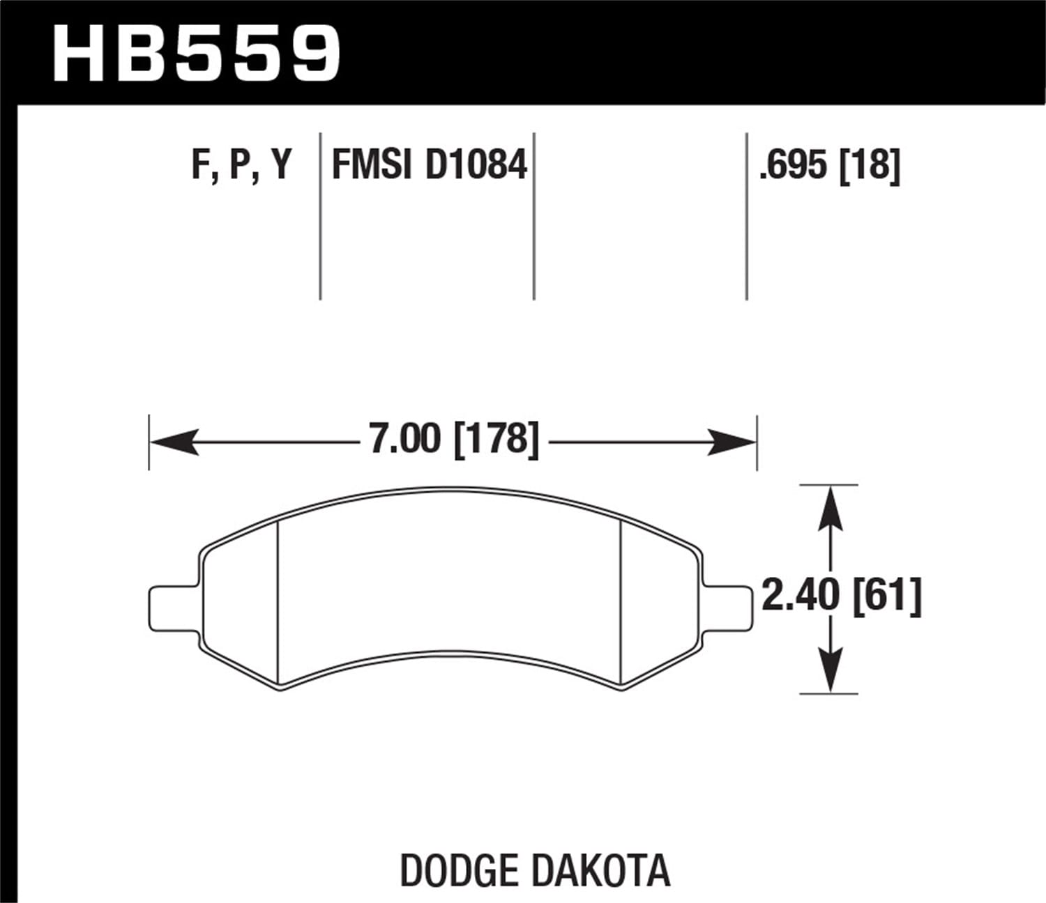 HPS Disc Brake Pad