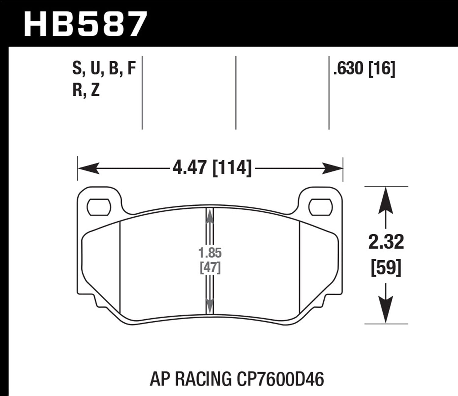 HPS 5.0 Disc Brake Pad