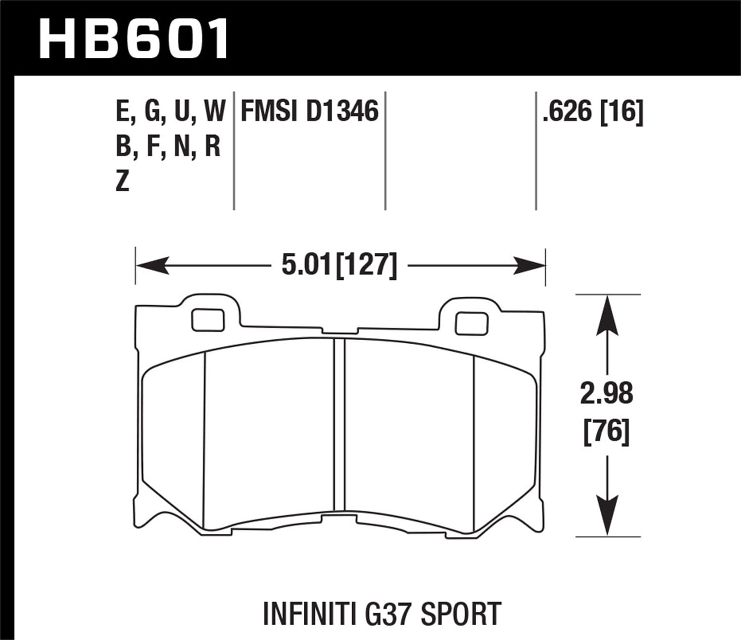 HPS 5.0 Disc Brake Pad