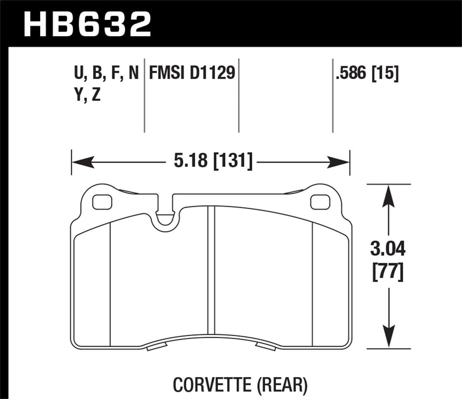 HPS 5.0 Disc Brake Pad