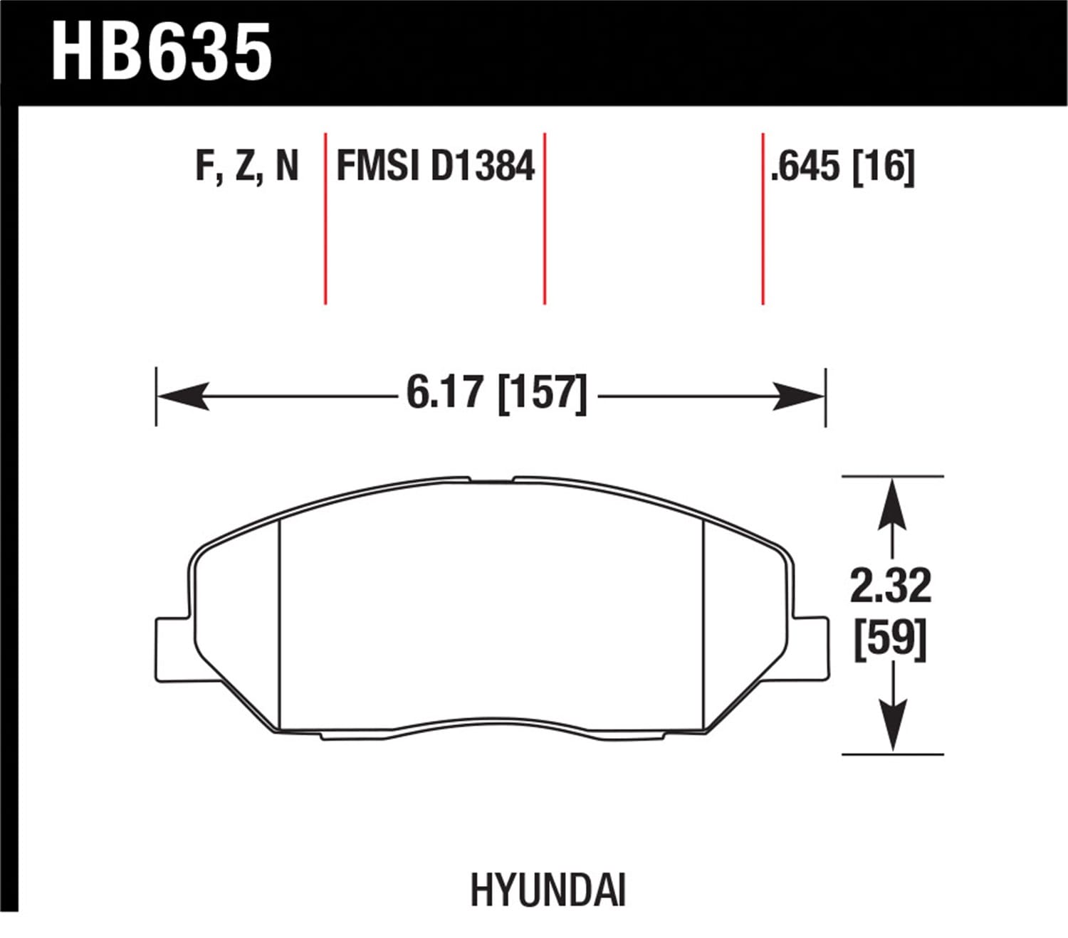 HPS Disc Brake Pad