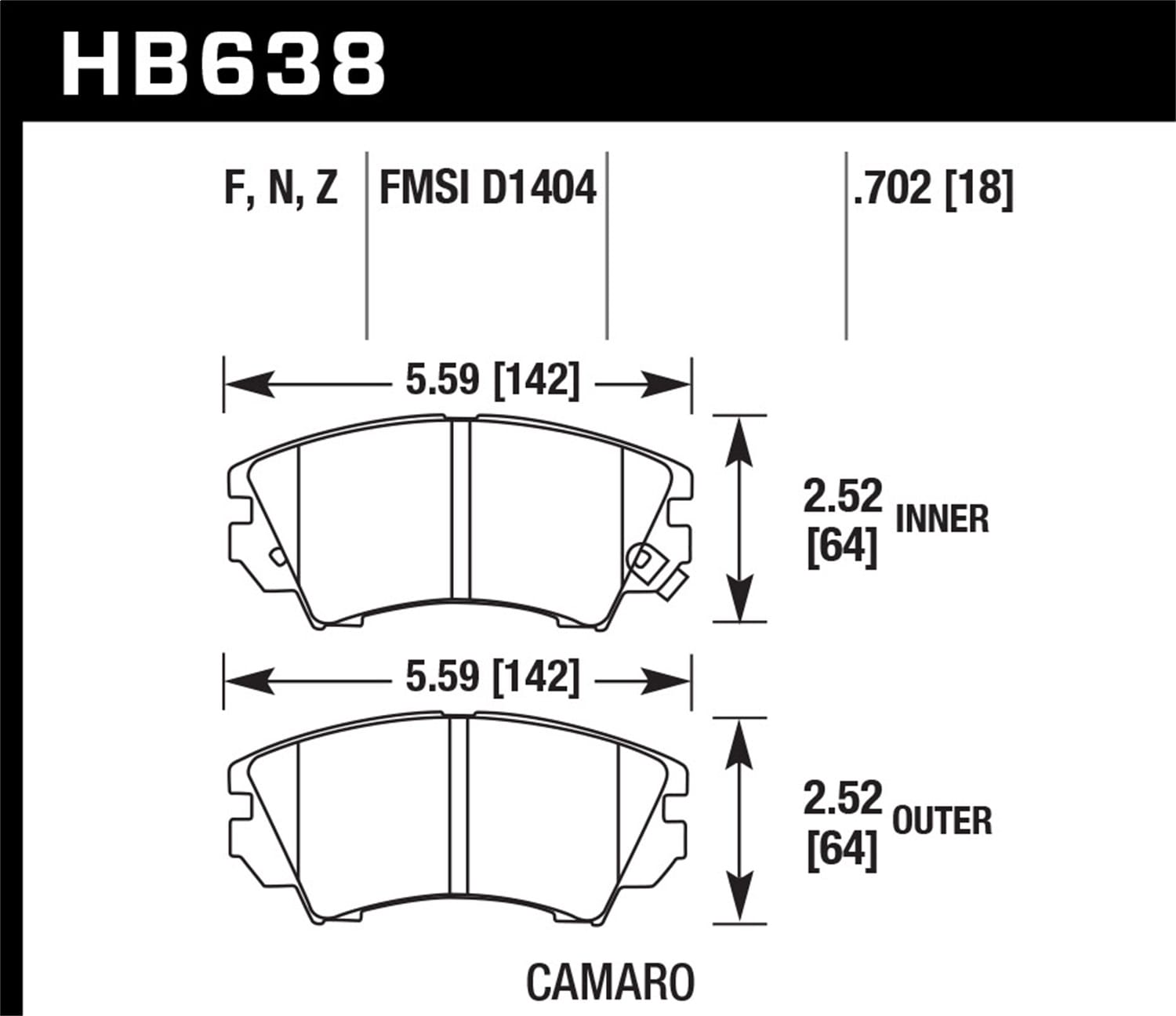 HPS 5.0 Disc Brake Pad