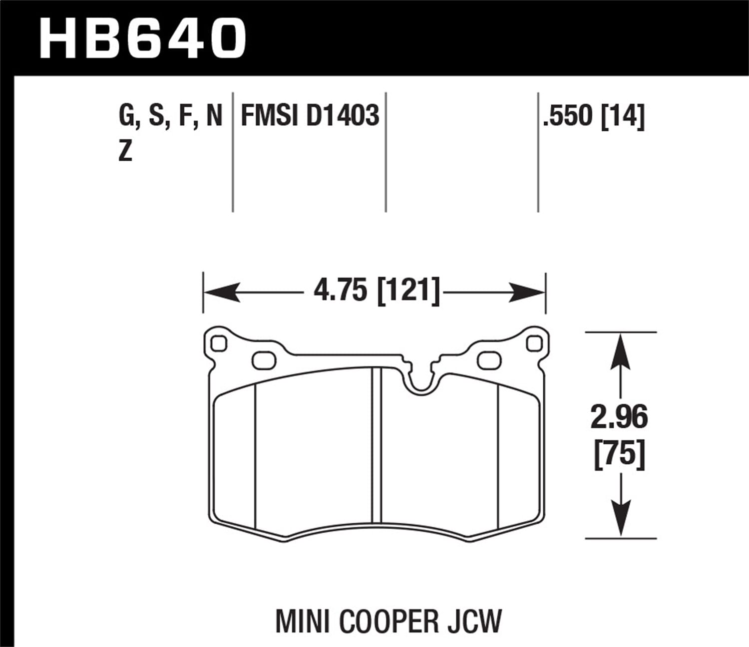 HPS 5.0 Disc Brake Pad