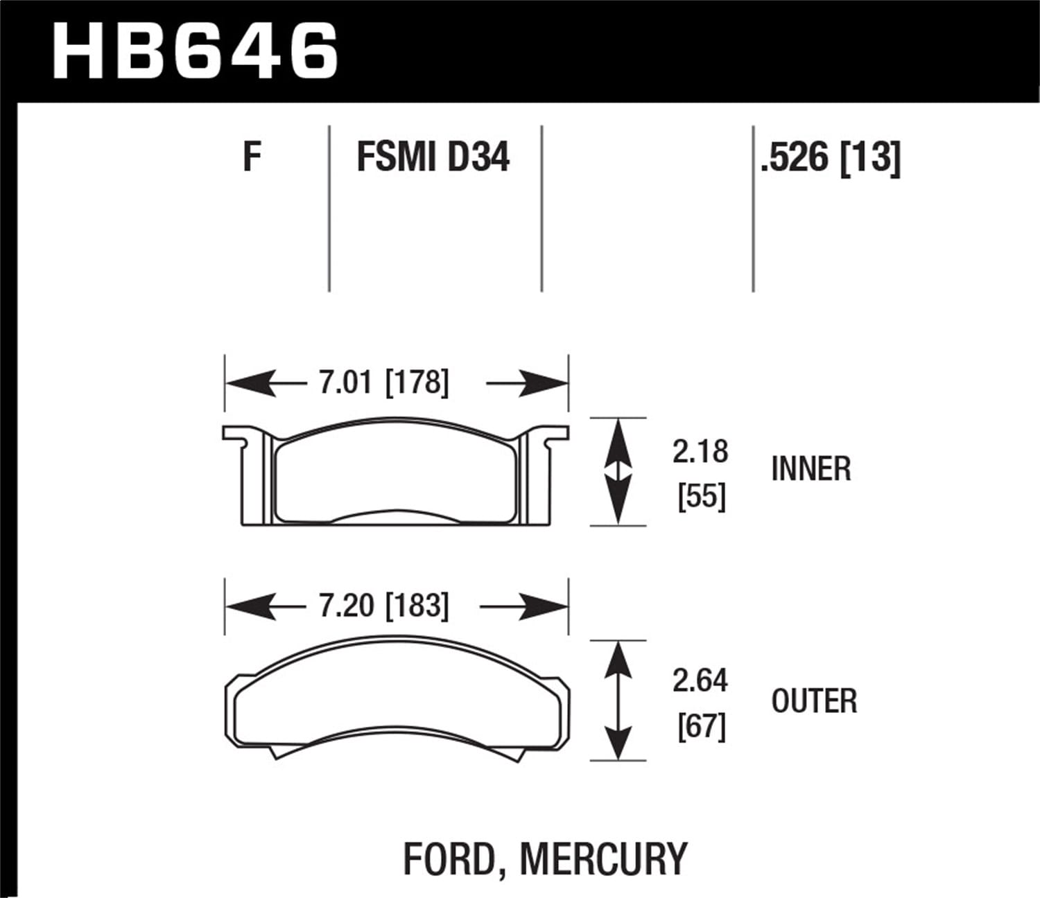 HPS Disc Brake Pad