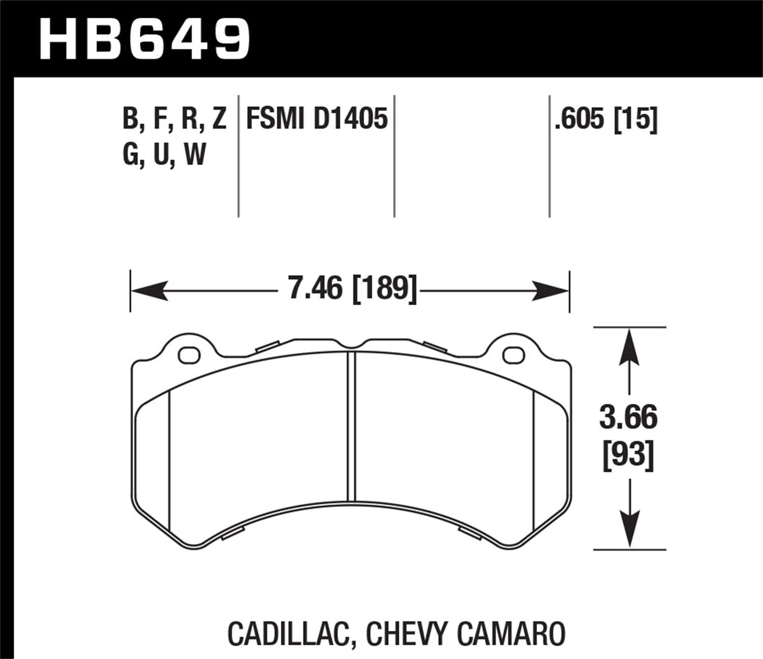 HPS 5.0 Disc Brake Pad